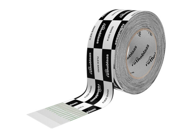 Rothoblaas Flexi band universal single sided adhesive tape 60mm x 25mtrs